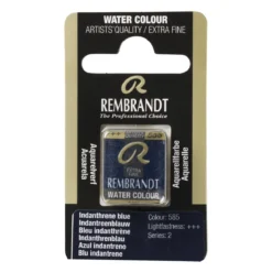 Rembrandt akvarellmaling halvkopp – Cobalt Turquoise Blue 586