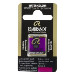 Rembrandt akvarellmaling halvkopp – Benzimidazolone Violet 595