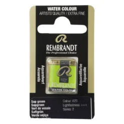 Rembrandt akvarellmaling halvkopp – Hooker Green Deep 645