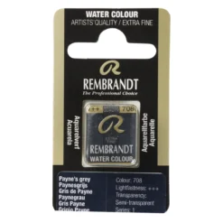 Rembrandt akvarellmaling halvkopp – Neutral Tint 715