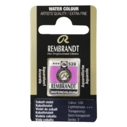 Rembrandt akvarellmaling halvkopp – Cobalt Violet 539
