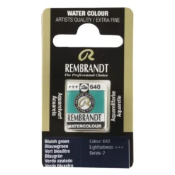 Rembrandt akvarellmaling halvkopp – Bluish Green 640