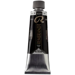 Rembrandt oljemaling 150 ml Ivory Black 701