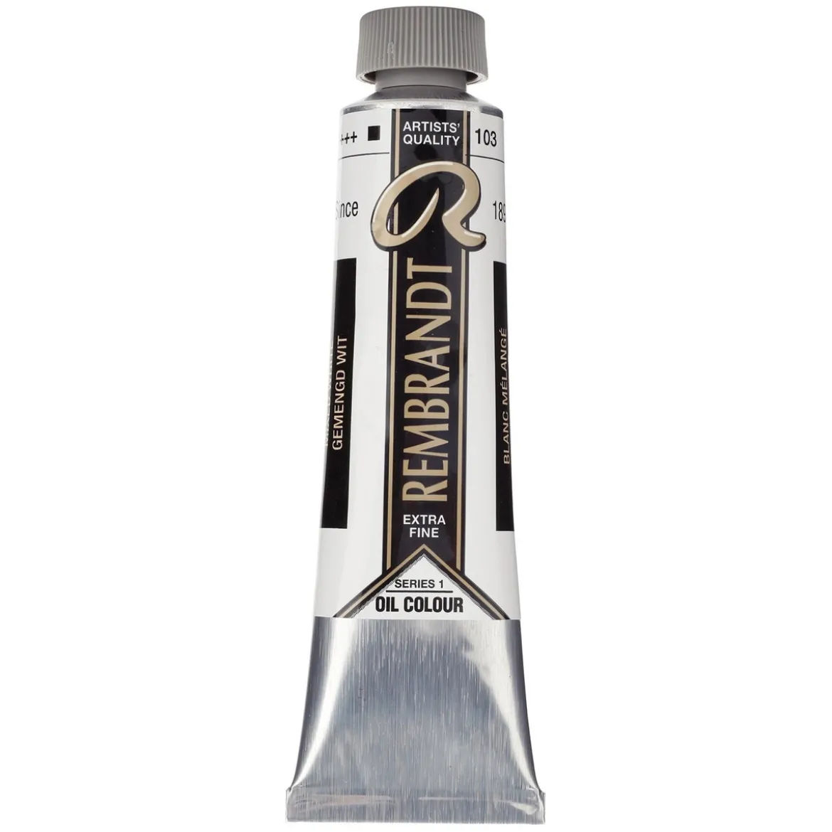 Rembrandt oljemaling 40 ml Mixed White (Safflower Oil) - 103