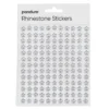 Rhinestone Stickers iriserende blomster – til sammen 286 blomster med diameter 8 mm