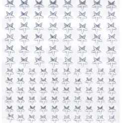 Rhinestone stickers stjerner krystall – 216 stjerneformede klistremerker. Ø8 / 10 mm