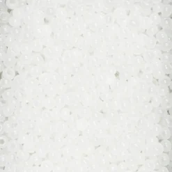 Rocaillesperle 9/0 alabas hvit