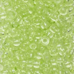 Rocaillesperle 6/0 l.grønn tra