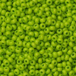 Rocaillesperle 9/0 lime opak