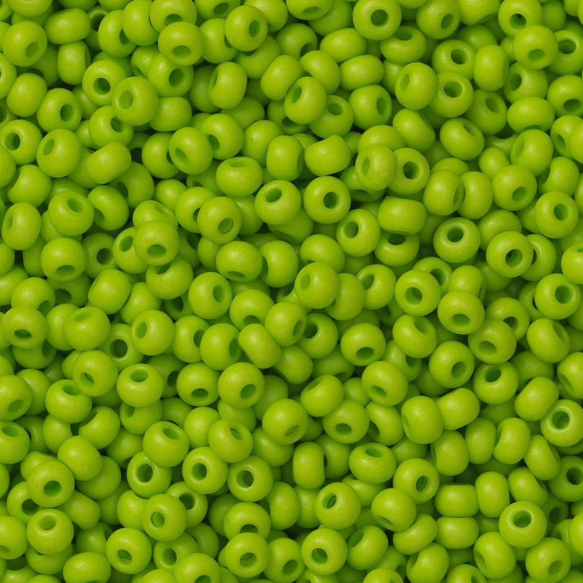 Rocaillesperle 9/0 lime opak