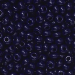 Rocaillesperle 6/0 marineblå opak
