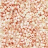 Rocaillesperle 9/0 miks rosa og glass, 30 gram glassperler med diameter 2,4–2,8 mm