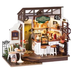 Rolife DIY No.17 Café miniatyrdiorama – DG162, 250×150×195 mm