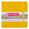 Royal Talens Art Creation Sketch skissebok 12×12 cm, gult omslag – 140 g/m², 80 ark