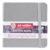 Royal Talens Art Creation Sketch skissebok 12×12 cm, sølvfarget omslag – 140 g/m², 80 ark