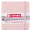 Royal Talens Art Creation Sketch skissebok 12x12 cm, rosa omslag – 140 g/m², 80 ark