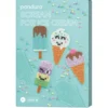 Rørperler Midi kit iskremtema, 3000 perler med diameter 5 mm og 2 isete perleplater!