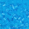 Rørperler Midi 1000 stk. lyseblå gjennomsiktige, Ø5 mm