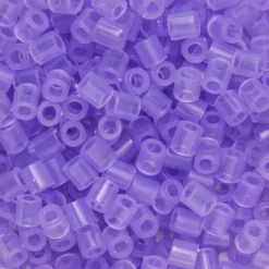 Rørperler Midi 1000 stk. lyselilla gjennomsiktige, Ø5 mm