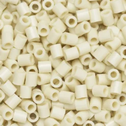 Rørperler Midi 1000 stk. lys greige, Ø5 mm
