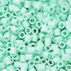 Rørperler Midi 1000 stk. lys mintgrønn, Ø5 mm