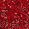 Rørperler Midi 3000 stk. mørkerød, Ø5 mm