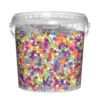 Rørperler Midi 10 000 stk. – perlebøtte med helsprø perlemiks, Ø5 mm