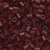 Rørperler Midi 1000 stk. vinrød, Ø5 mm