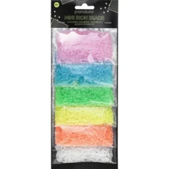 Rørperler Mini Glow In The Dark Mix – 6000 selvlysende miniperler med diameter 2,5 mm