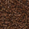 Rørperler Mini 1000 stk. brun, Ø2,5 mm