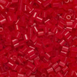 Rørperler Mini 1000 stk. rød, Ø2,5 mm