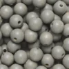 Runde treperler Ø10 mm, cirka 100 stk. grå