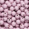 Runde treperler Ø8 mm, cirka 150 stk. lyserosa