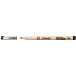 Sakura Pigma Brush Dark sepia – mørk sepia penselspiss