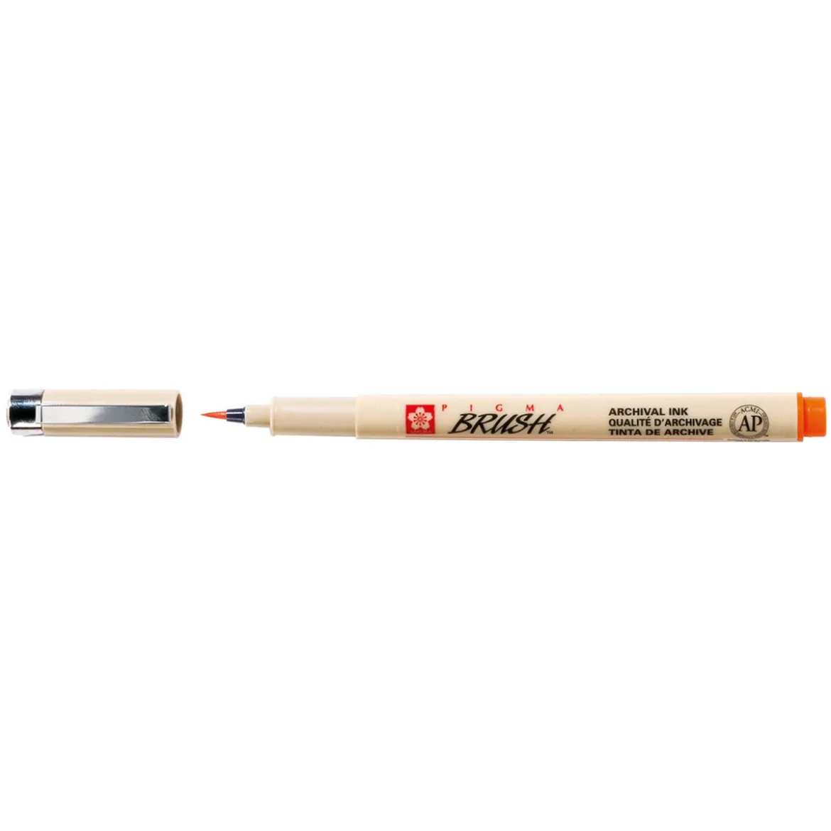 Sakura Pigma Brush Orange – oransje penselspiss
