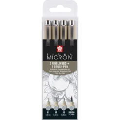 Sakura Pigma Micron cool grey 4-pack