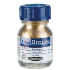 Schmincke Aqua Bronze, vannløselig metallicpulver 20 ml, Pale Gold 15 813