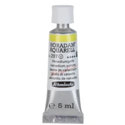 Schmincke Horadam akvarellmaling 5 ml – Vanadium yellow 207