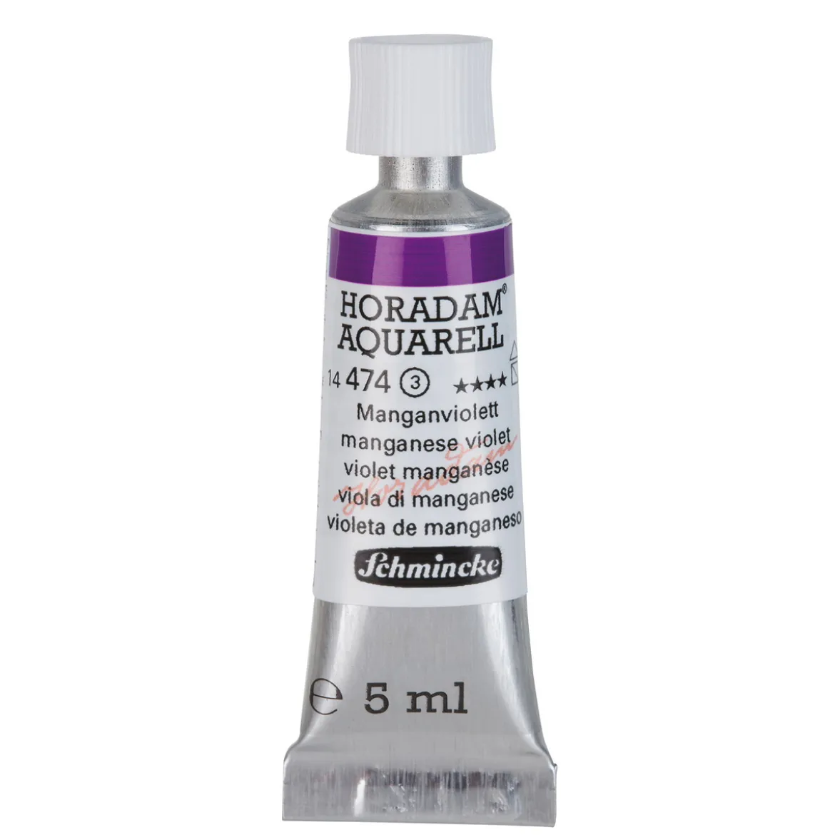 Schmincke Horadam akvarellmaling 5 ml – Manganese violet 474