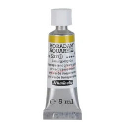 Schmincke Horadam akvarellmaling 5 ml – Transparent green gold 537