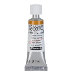 Schmincke Horadam akvarellmaling 5 ml – Yellow ochre 655