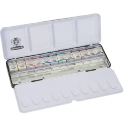 Schmincke Horadam Akvarell Metall sett – 12x1/2 kopper ”extra”