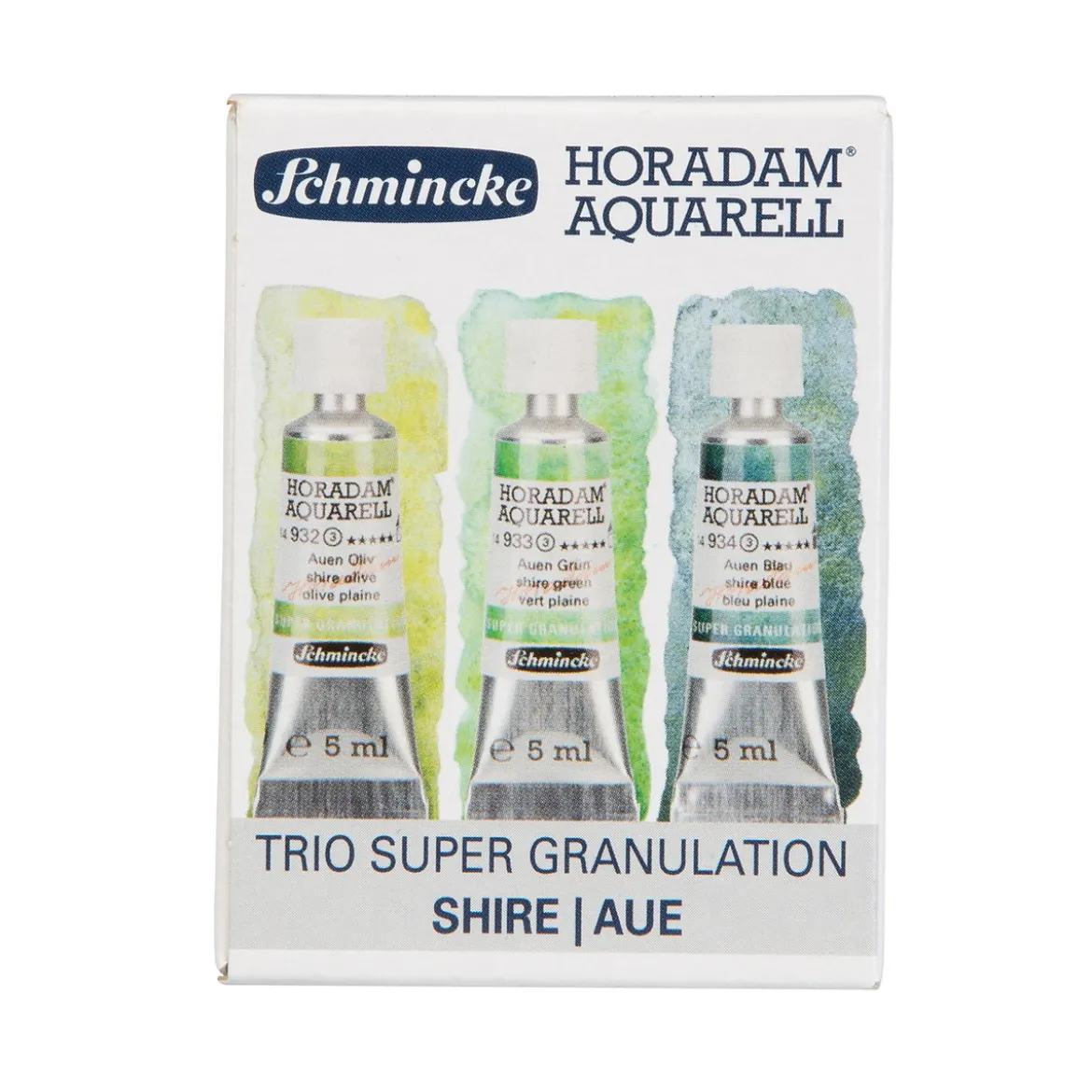 Schmincke Horadam Supergranulation akvarellmaling – 3×5 ml Shire Colours