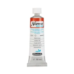 Schmincke Norma Blue vannløselig oljemaling 35 ml Poppy red 21304