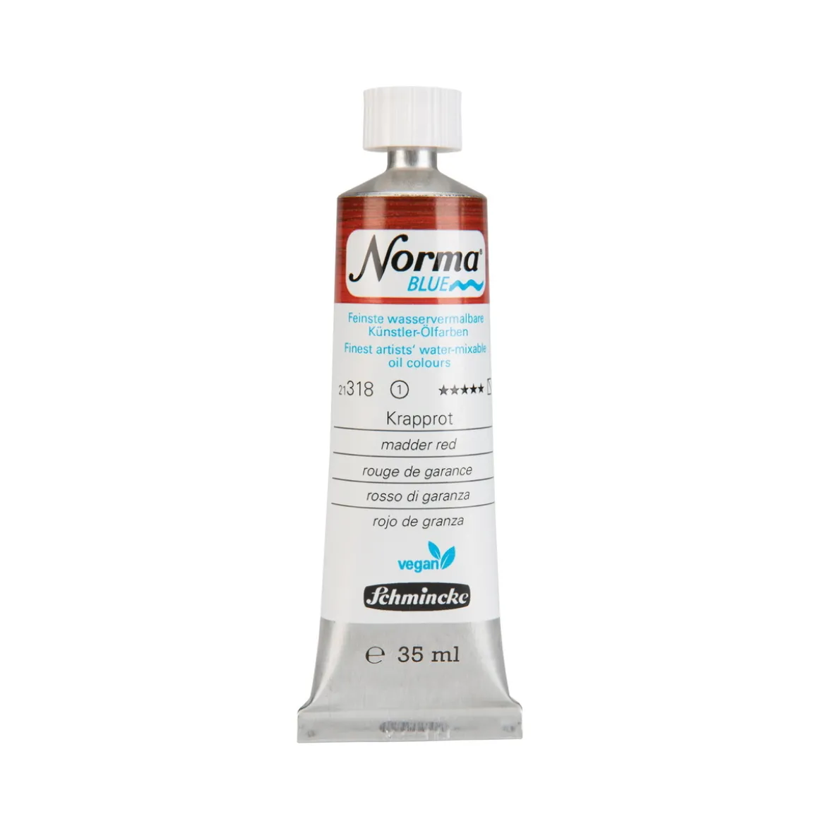Schmincke Norma Blue vannløselig oljemaling 35 ml Alizarin crimson hue 21342