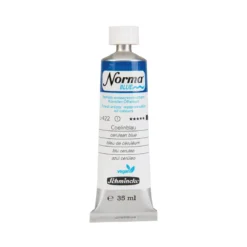Schmincke Norma Blue vannløselig oljemaling 35 ml Azure blue 21422
