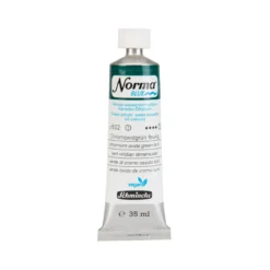Schmincke Norma Blue vannløselig oljemaling 35 ml Chrome oxide green brilliant 21502