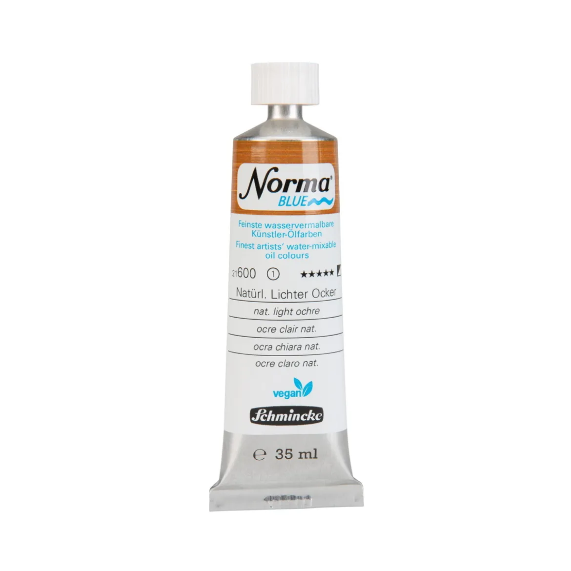 Schmincke Norma Blue vannløselig oljemaling 35 ml Yellow ochre 21602