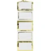 Selvklebende etiketter rammer i gull metallic 100 stk. Hver etikett er 58×36 mm