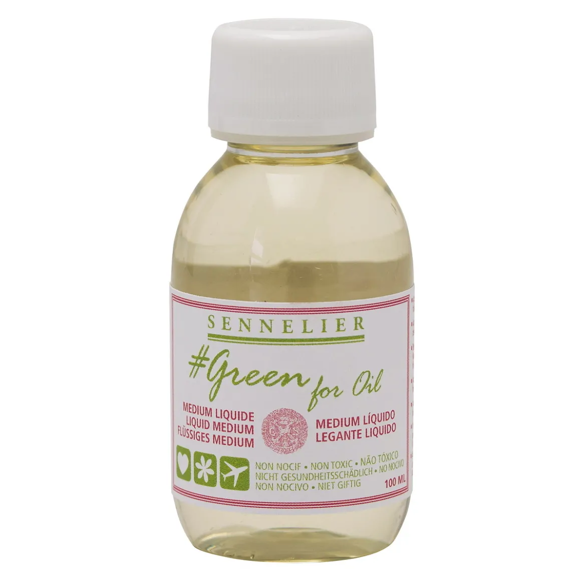 Sennelier Green for Oil Liquid medium for oljemaling, 100 ml